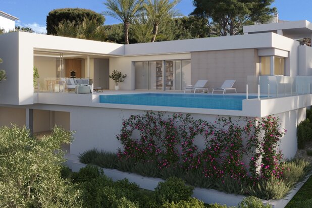 Prachtige hedendaagse villa nabij het populaire Moraira, Costa Blanca Noord