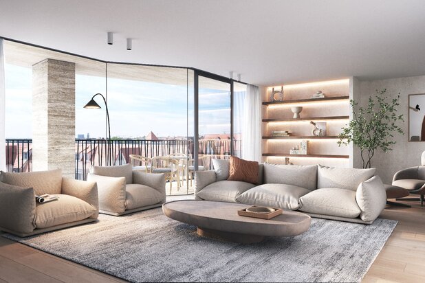 Zuidgericht, nieuwbouw duplex dakappartement in prestigieus project gelegen vlakbij het Albertplein