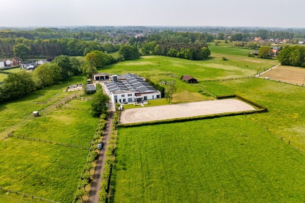 Villa moderne avec des installations équestres sur environ 5,2 hectares à Herselt.