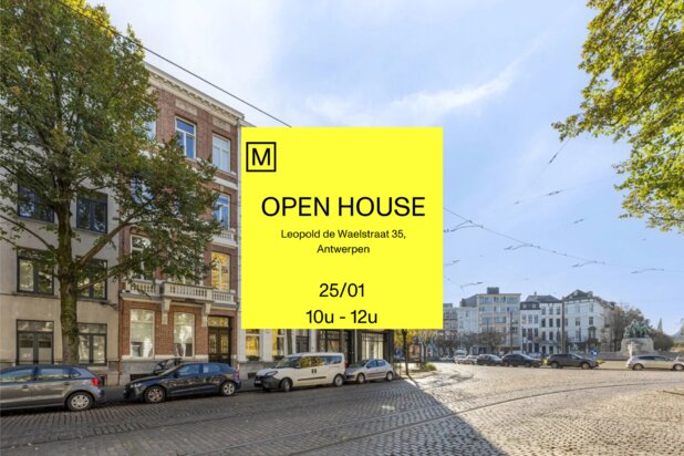 OPEN HOUSE 25/01  - Herenwoning op wandelafstand van het KMSKA