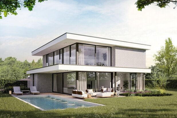 Moderne villa in groene omgeving te Desselgem