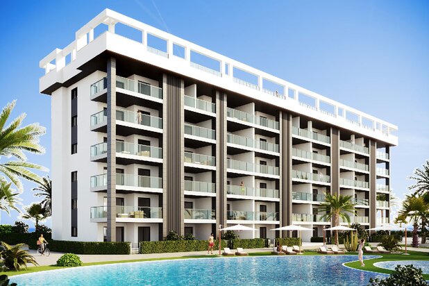 Nieuwbouw appartementen op 700m van strand La Mata