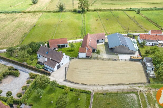 WORTEGEM-PETEGEM - Woning met bijgebouw, paardenaccomodatie