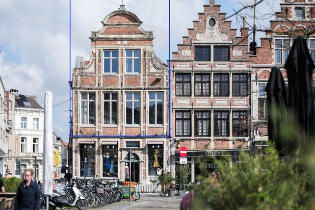 Unieke triplex woning met lift en terras en zicht op de Vrijdagmarkt