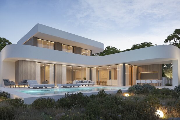 Exclusieve luxe villa in Moraira met mooi uitzicht