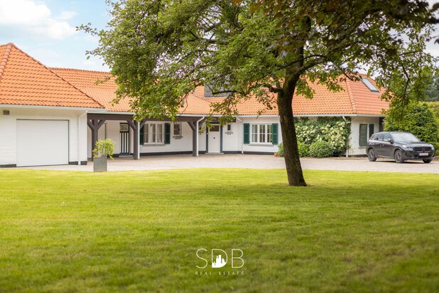 Prachtige villa met zwembad, paardenstallen, paddock en grasland op 1,3HA