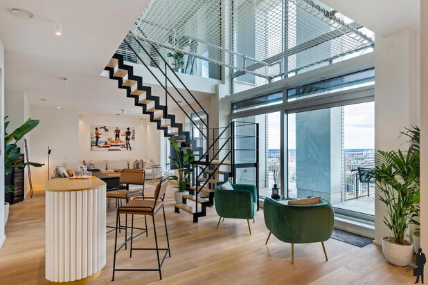 Unieke duplex-penthouse met fenomenale zichten over Antwerpen!