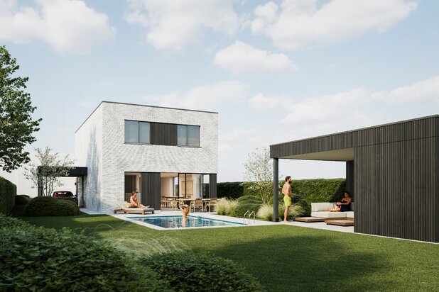 MONO: Moderne villa met mogelijkheid tot realiseren van zwembad/vijver en poolhouse