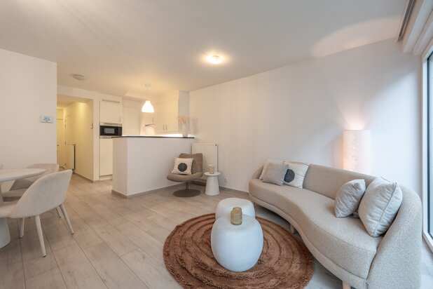 Modern appartement met zijdelings zeezicht in Duinbergen