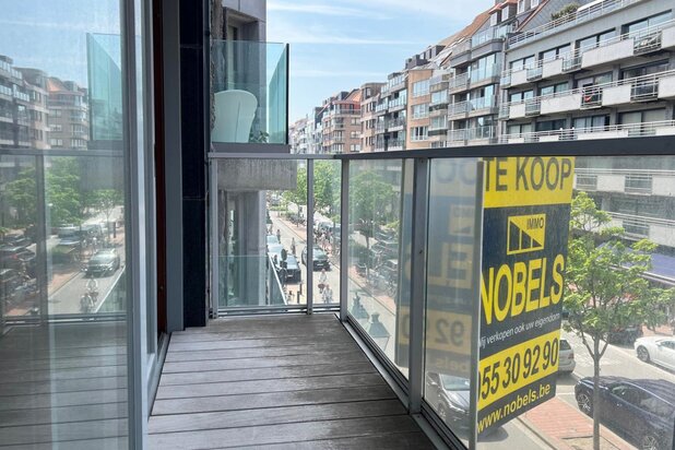 A vendre, appartement économe en énergie de 2 chambres avec 2 terrasses à Knokke