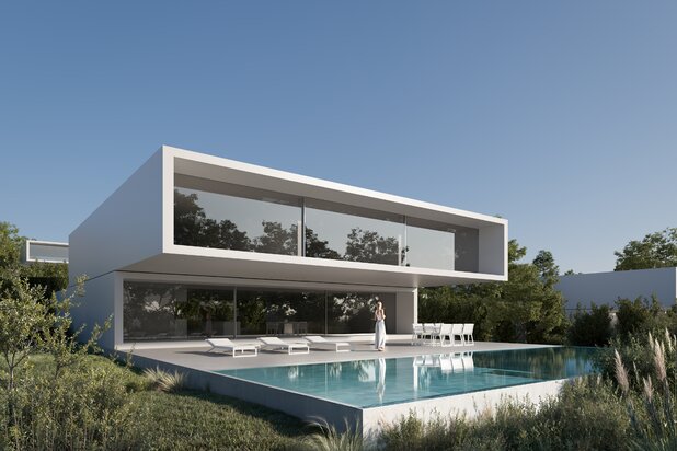 Exclusieve moderne villa's gelegen aan de golf van Estepona