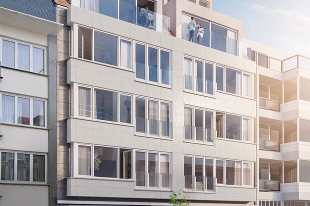 Nieuwbouw penthouse appartement centraal gelegen in het centrum van Knokke, vlakbij de winkels en de zee.