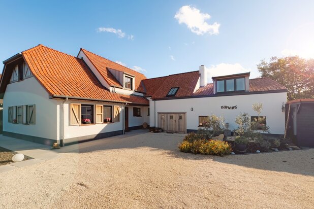 Alleenstaande woning, rustig gelegen in een residentiële omgeving, vlakbij het centrum van Knokke.