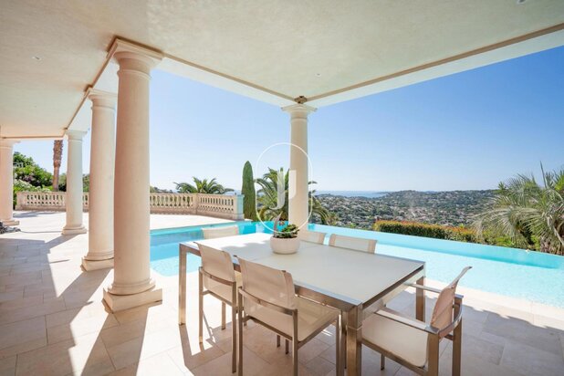 Sea-view villa in private estate for sale in Sainte-Maxime