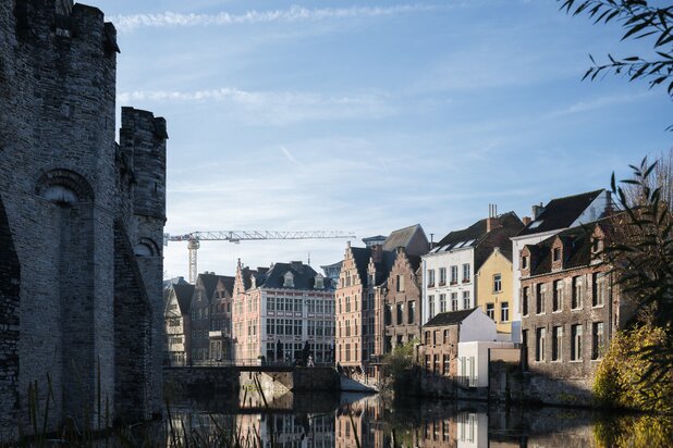 Historische eigendom met zicht op het Gravensteen